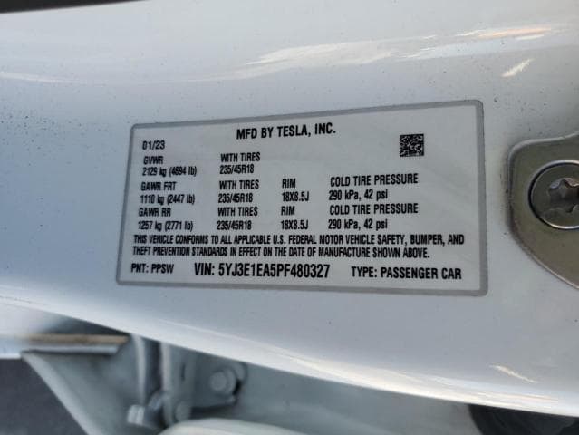 2023 TESLA MODEL 3 12