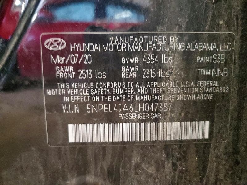 2020 HYUNDAI SONATA SEL 12