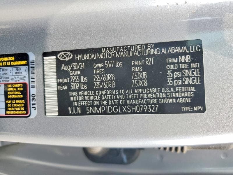 2025 HYUNDAI SANTA FE SE 13