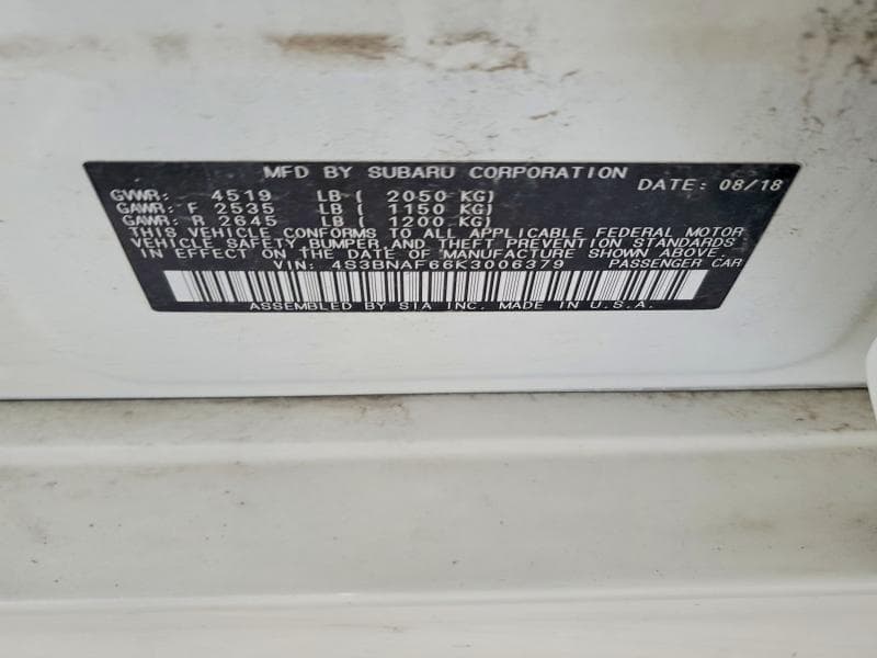 2019 SUBARU LEGACY 2.5I PREMIUM 13