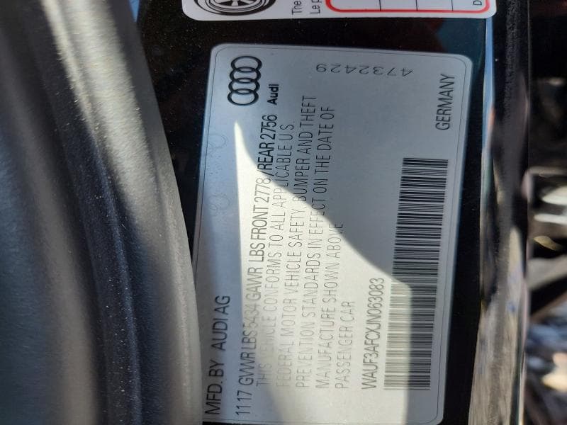 2018 AUDI A6 PREMIUM 13