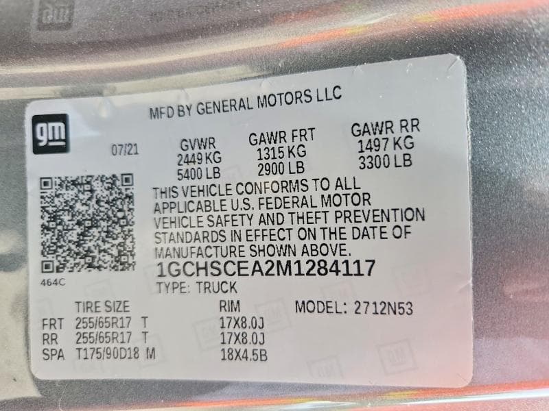 2021 CHEVROLET COLORADO LT 13