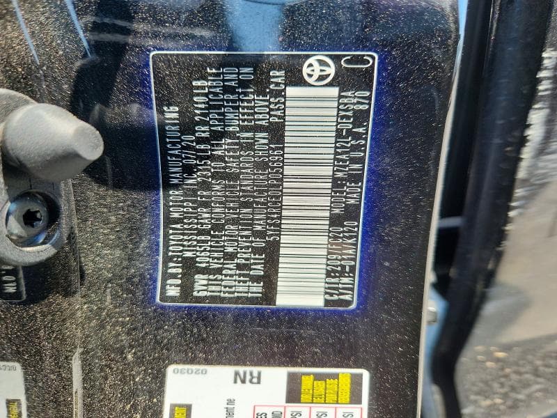 2020 TOYOTA COROLLA SE NIGHTSHADE EDITION 13