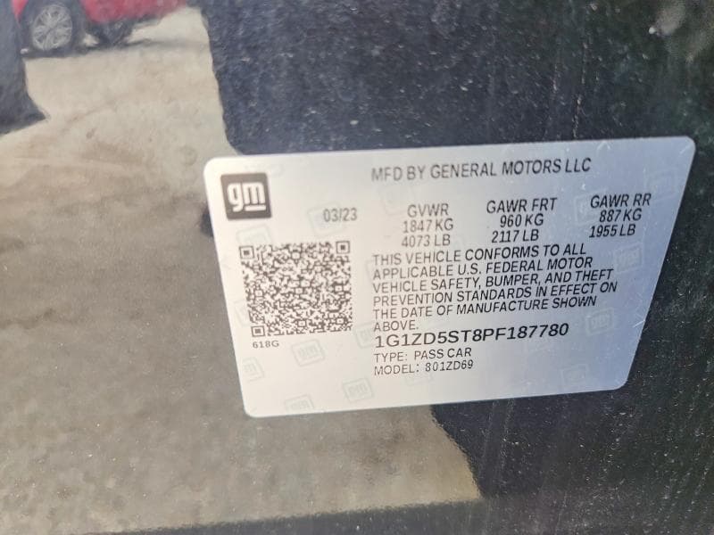 2023 CHEVROLET MALIBU LT 12