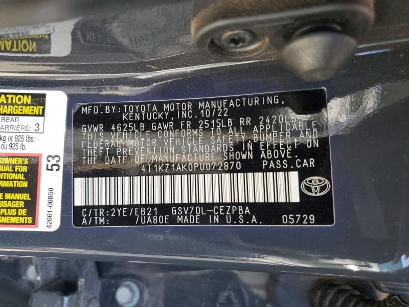 2023 TOYOTA CAMRY TRD 12