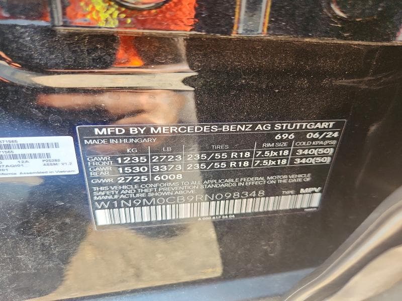 2024 MERCEDES-BENZ EQB 250+ 13