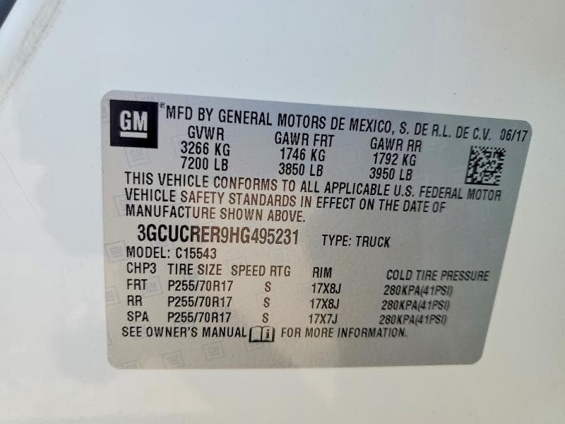 2017 CHEVROLET SILVERADO C1500 LT 12