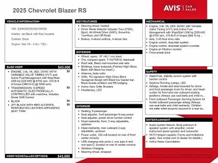 2025 CHEVROLET BLAZER RS 12