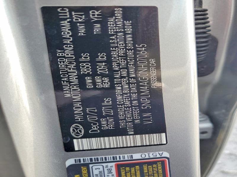 2022 HYUNDAI ELANTRA SEL 13