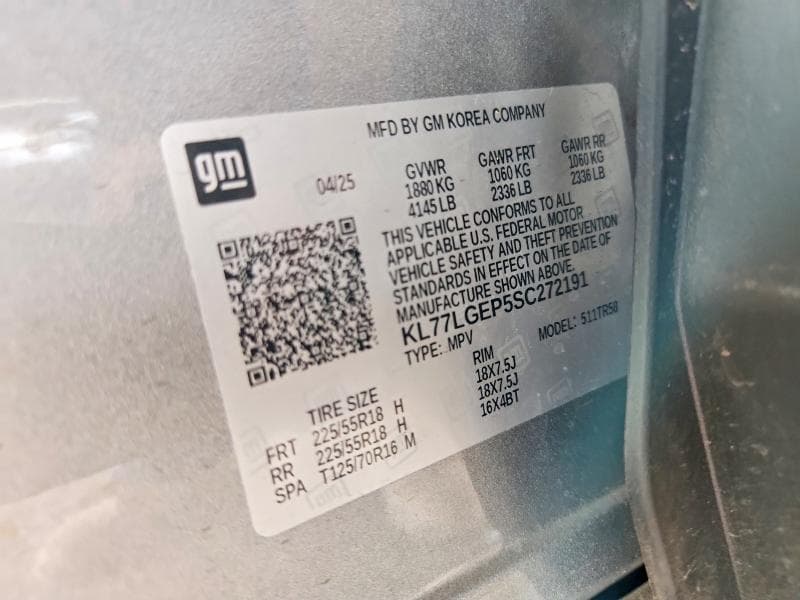 2025 CHEVROLET TRAX 1RS 13