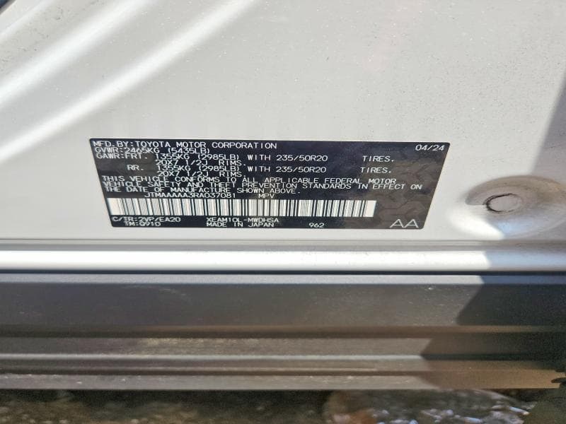 2024 TOYOTA BZ4X LIMITED 12