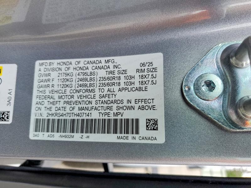 2026 HONDA CR-V EXL 14