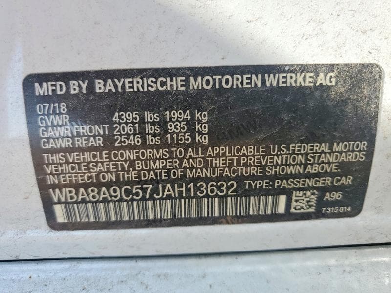 2018 BMW 320 I 12