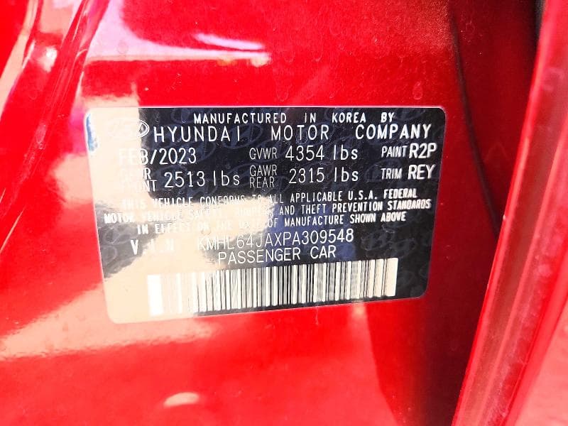 2023 HYUNDAI SONATA SEL 12