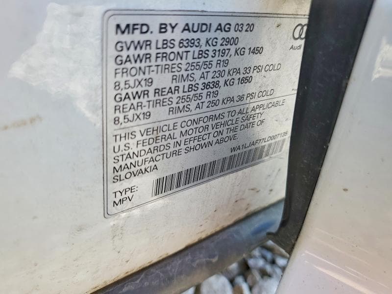 2020 AUDI Q7 PREMIUM PLUS 14