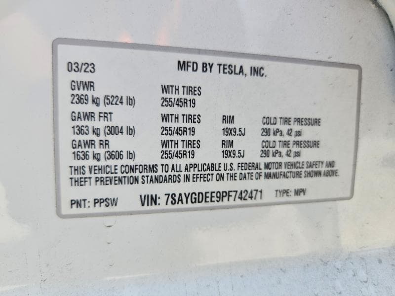 2023 TESLA MODEL Y 13