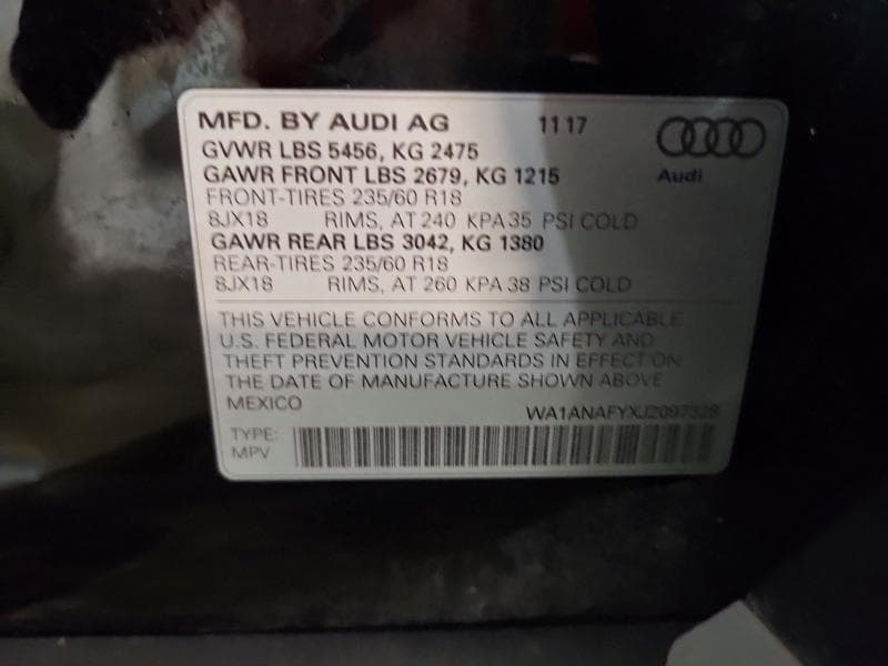 2018 AUDI Q5 PREMIUM 13