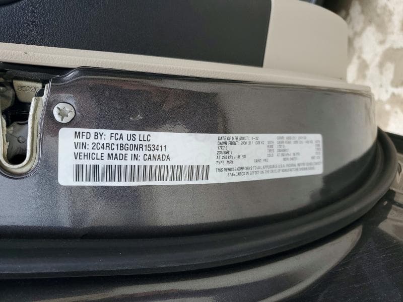 2022 CHRYSLER PACIFICA TOURING L 13