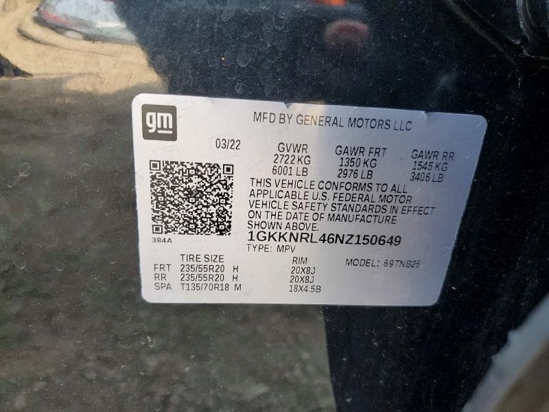 2022 GMC ACADIA SLE 13