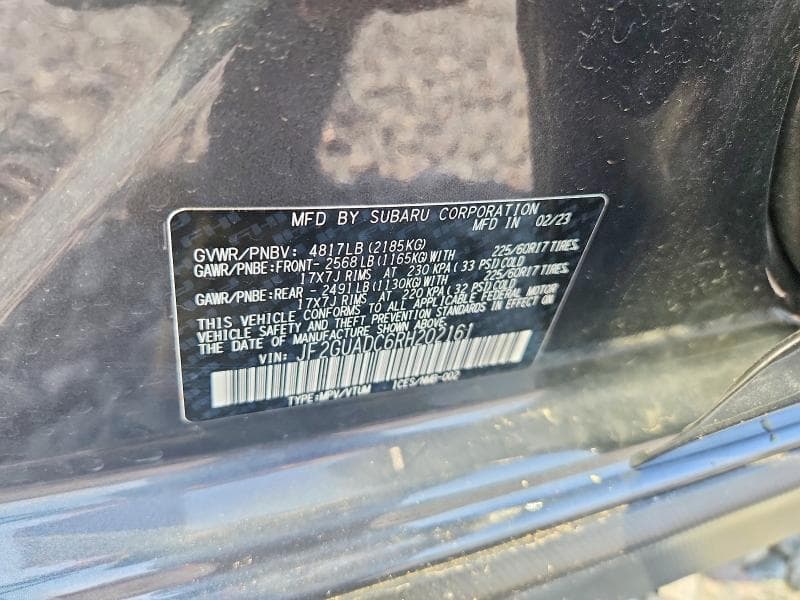 2024 SUBARU CROSSTREK PREMIUM 12