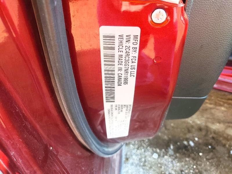 2022 CHRYSLER PACIFICA LIMITED 13