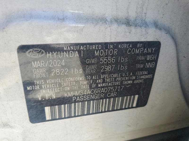2024 HYUNDAI IONIQ 6 SEL 13
