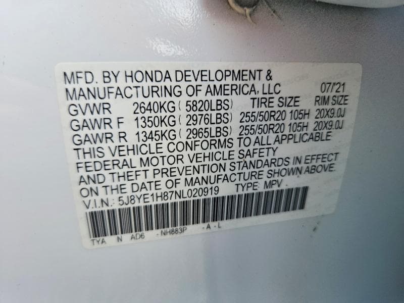 2022 ACURA MDX ADVANCE 12