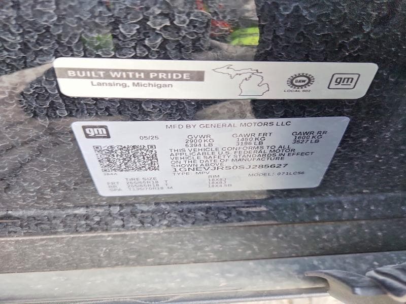 2025 CHEVROLET TRAVERSE Z71 13