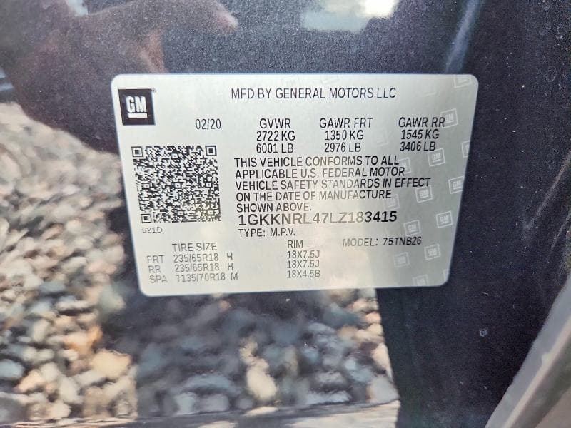 2020 GMC ACADIA SLE 13