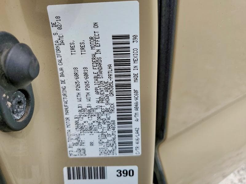 2018 TOYOTA TACOMA LIMITED 13