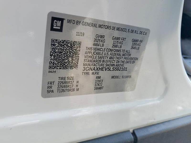 2020 CHEVROLET EQUINOX LS 13