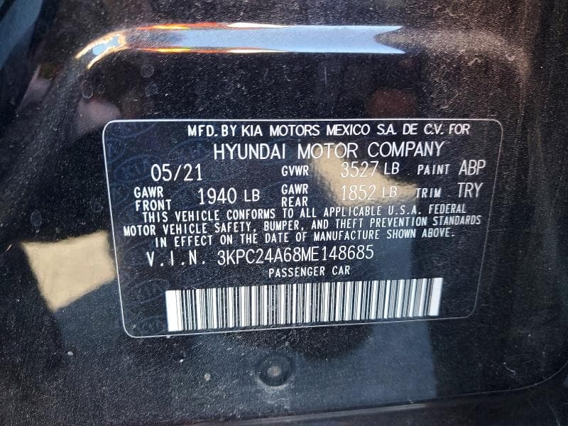 2021 HYUNDAI ACCENT SE 13