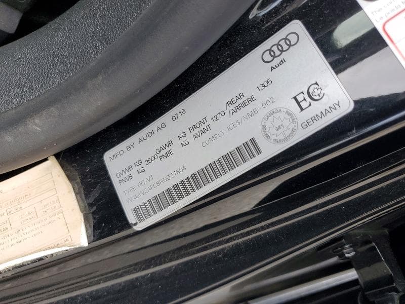 2017 AUDI A7 PREMIUM PLUS 12