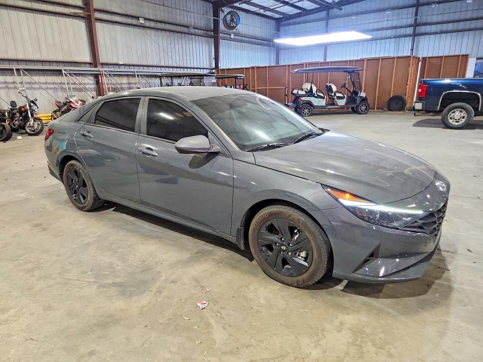 2023 HYUNDAI ELANTRA BLUE BLUE 4