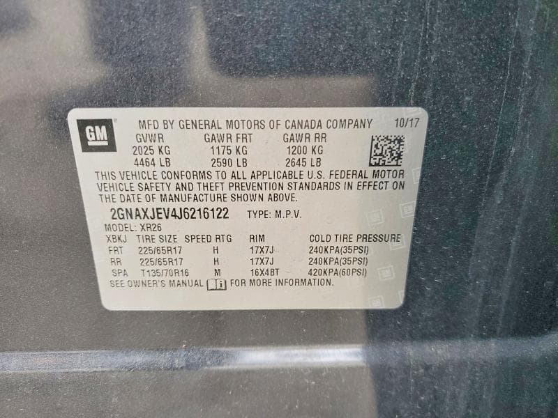 2018 CHEVROLET EQUINOX LT 13