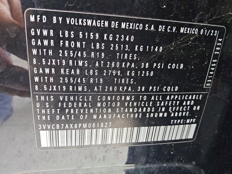 2023 VOLKSWAGEN TIGUAN SE R-LINE BLACK 14