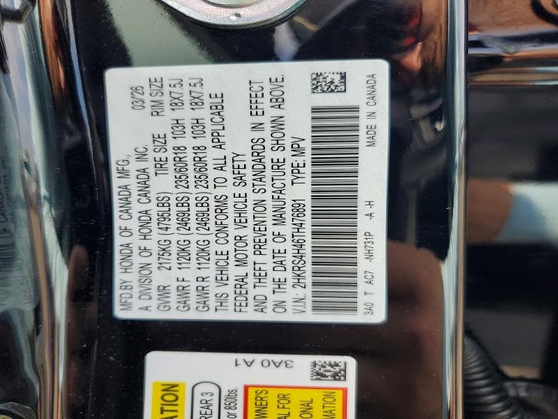 2026 HONDA CR-V EX 13