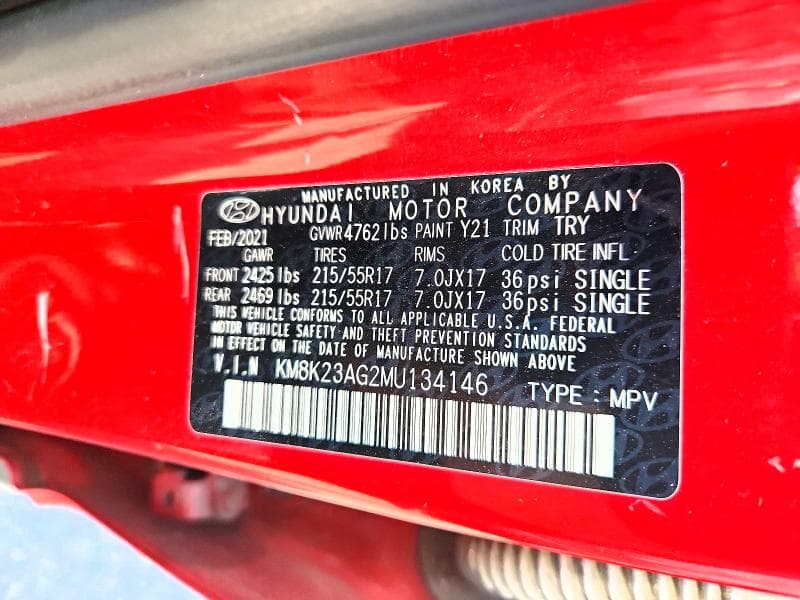 2021 HYUNDAI KONA SEL 14