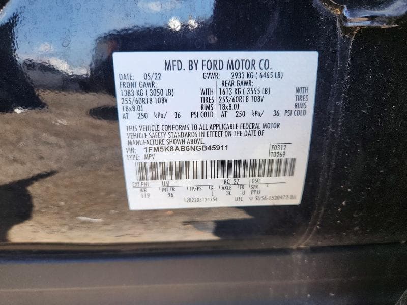 2022 FORD EXPLORER 13