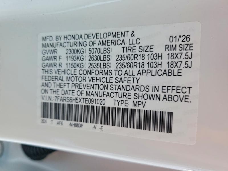 2026 HONDA CR-V SPORT 14