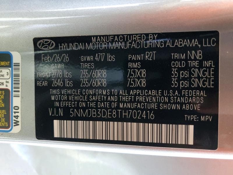 2026 HYUNDAI TUCSON SEL 13