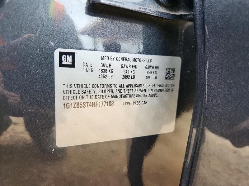 2017 CHEVROLET MALIBU LS 12