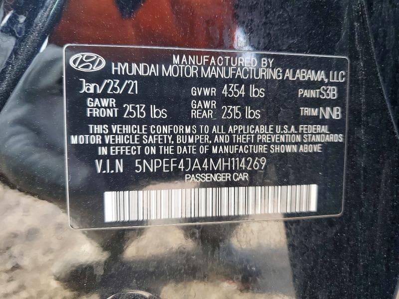 2021 HYUNDAI SONATA SEL 14