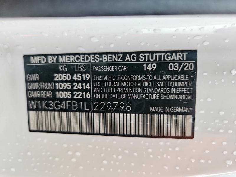 2020 MERCEDES-BENZ A 220 4MATIC 12