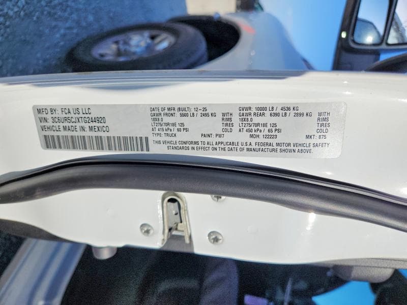 2026 RAM 2500 TRADESMAN 12