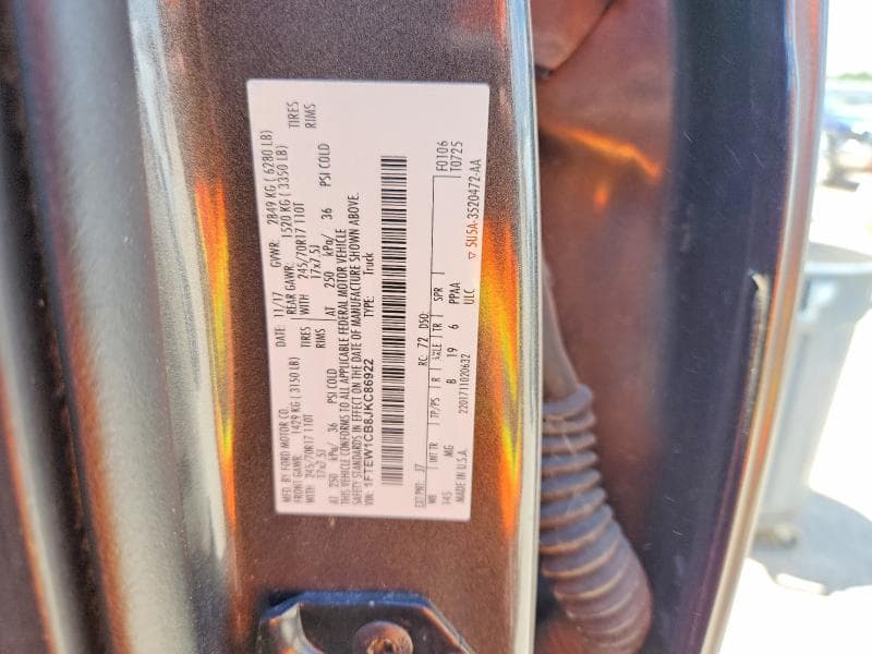 2018 FORD F150 SUPERCREW 12