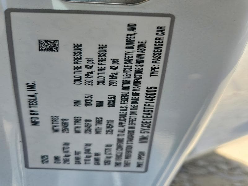 2026 TESLA MODEL 3 13