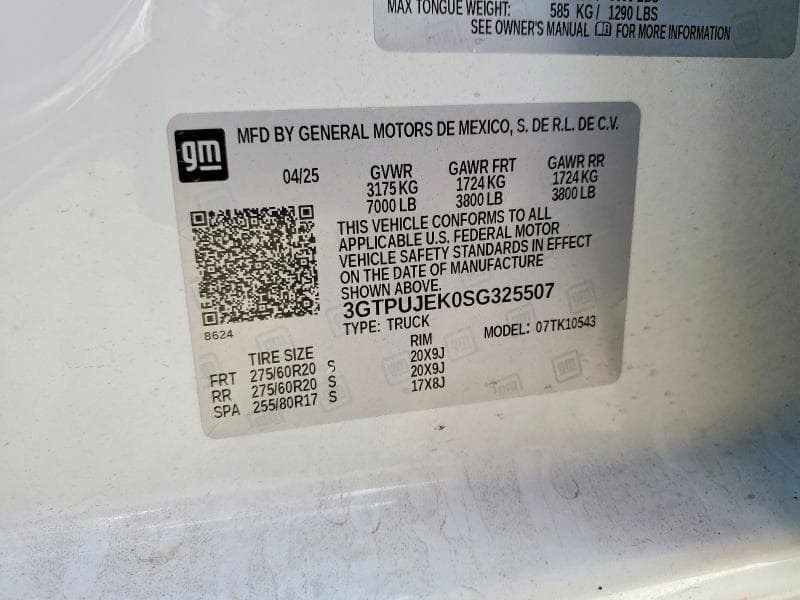 2025 GMC SIERRA K1500 ELEVATION-L 12