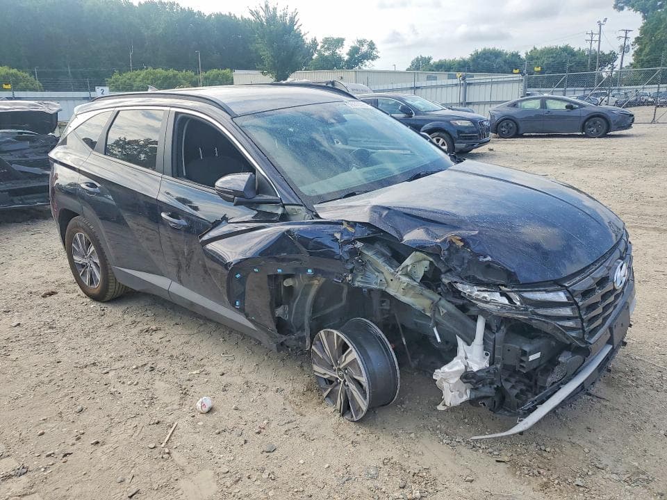 2022 HYUNDAI TUCSON BLUE 4