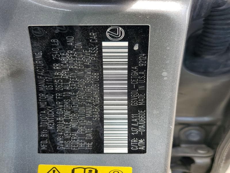 2017 LEXUS ES 350 13